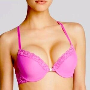 Natori Feathers T-Back Bra Begonia Pink